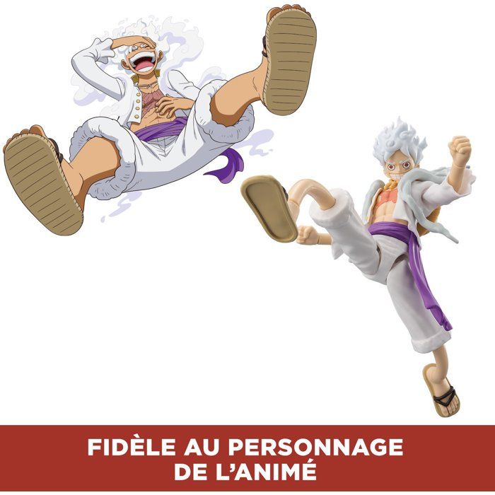 Figurine One Piece - BANDAI - Anime Heroes - 37054 - Luffy Gear 5 - 17 cm
