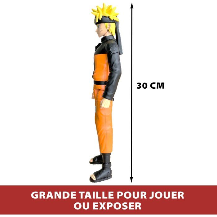 Large articulated figure - BANDAI - Anime Heroes - Naruto Shippuden - Anime Heroes Mega Figure 30 cm - Naruto Uzumaki