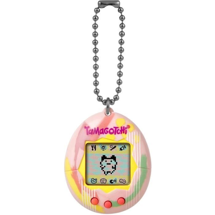 Bandai - Tamagotchi - Original Tamagotchi - Art Style - Virtual Electronic Pet with Screen, 3 Buttons and Games - 42883