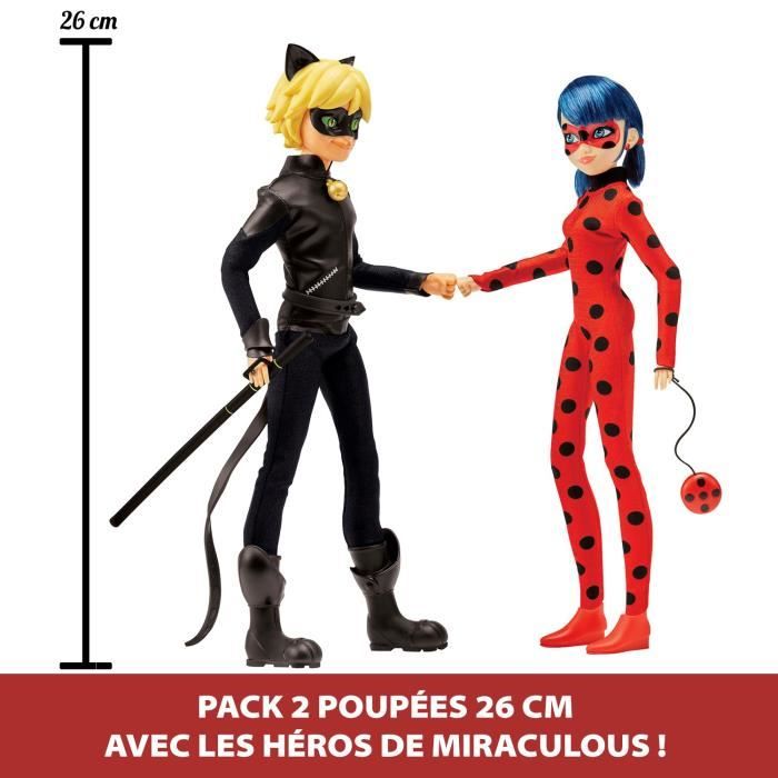 Miraculous Ladybug - Pack of 2 Fashion Dolls 26 cm