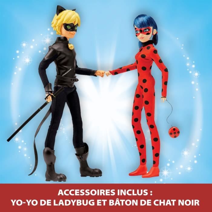 Miraculous Ladybug - Pack of 2 Fashion Dolls 26 cm