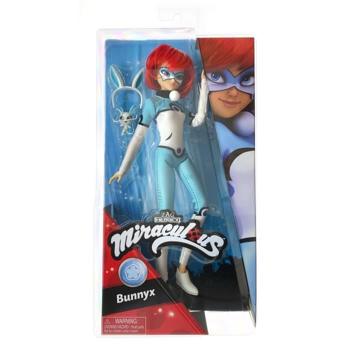 Miraculous Bunnyx Articulated Doll - BANDAI - 26 cm - For children aged 2 and up
