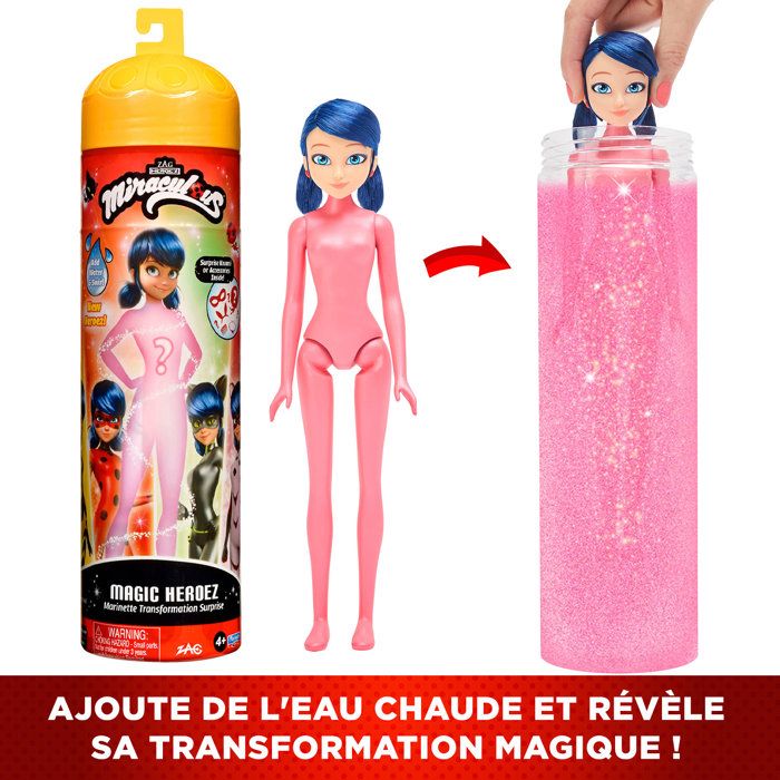 Miraculous Ladybug - Marinette Color Change Doll 26 cm - BANDAI