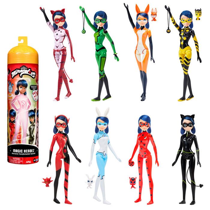 Miraculous Ladybug - Marinette Color Change Doll 26 cm - BANDAI