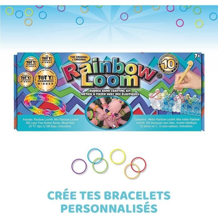 Rainbow Loom Original - Bandai - Loom with 600 elastics - CD00001