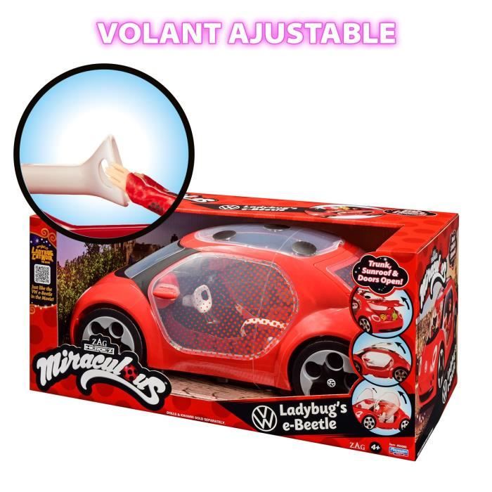Miraculous Ladybug Car - Ladybug's Volkswagen e-Beetle - Bandai