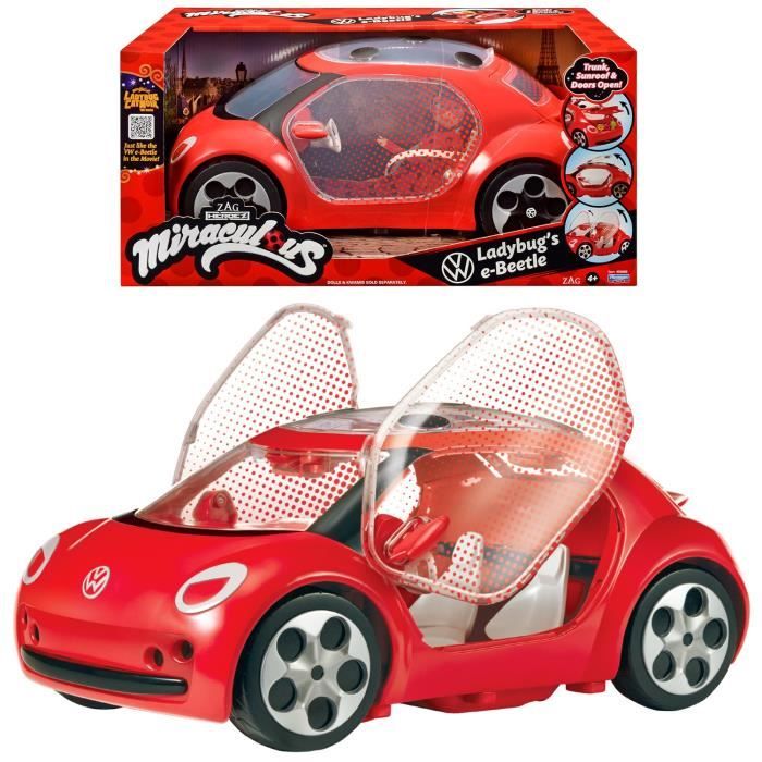 Miraculous Ladybug Car - Ladybug's Volkswagen e-Beetle - Bandai