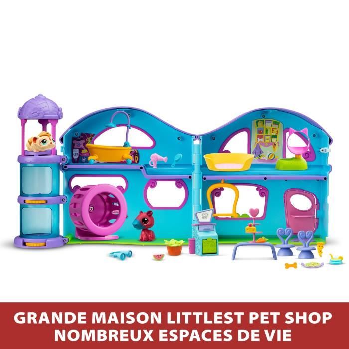 The Big House - BANDAI - Littlest Pet Shop with 3 pets including 1 exclusive