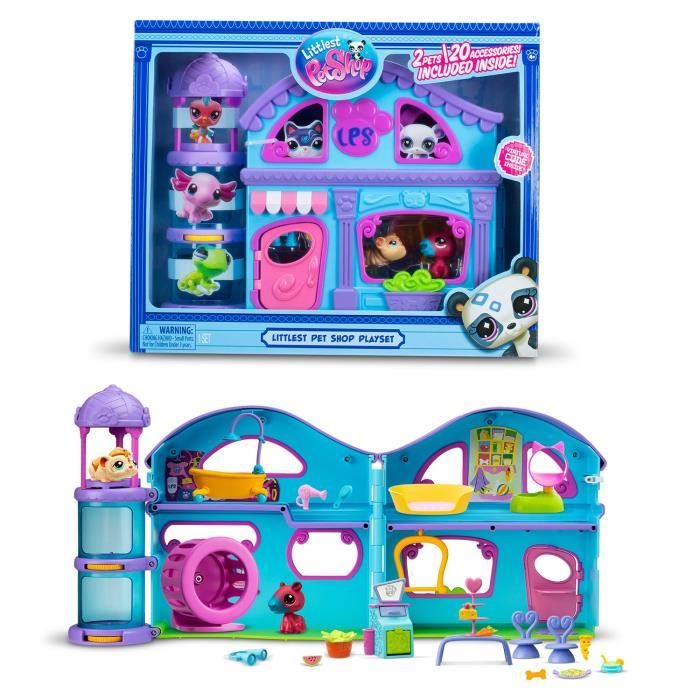 The Big House - BANDAI - Littlest Pet Shop with 3 pets including 1 exclusive