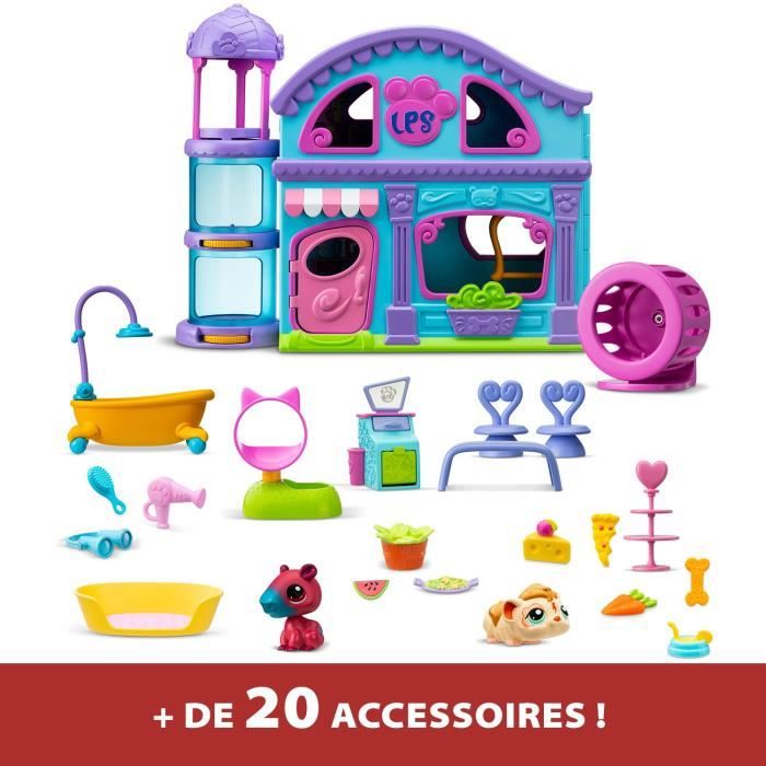 The Big House - BANDAI - Littlest Pet Shop with 3 pets including 1 exclusive