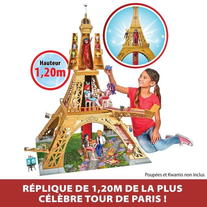 Playset deluxe Paris - BANDAI - Miraculous - Over 1.20 m with accessories