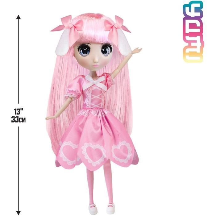 Large Kawai Japanese Style Doll 30 cm - Yumi Doll - BANDAI - Official Shibajuku Anime License