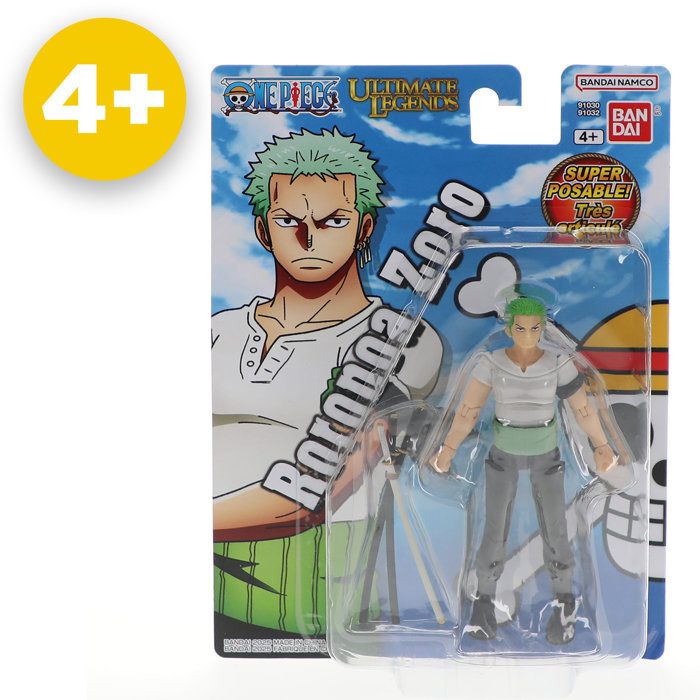 Ultimate Legends articulated figure - BANDAI - One Piece - Roronoa Zoro - 12 cm