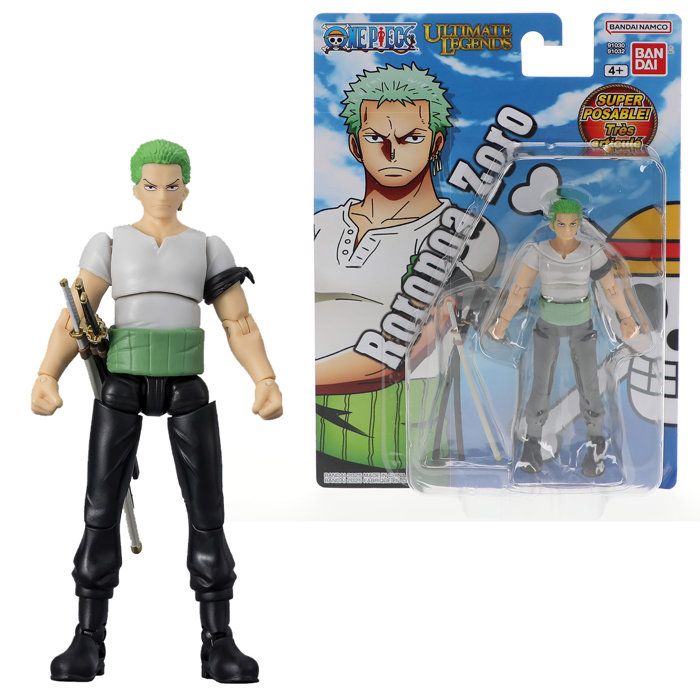 Ultimate Legends articulated figure - BANDAI - One Piece - Roronoa Zoro - 12 cm