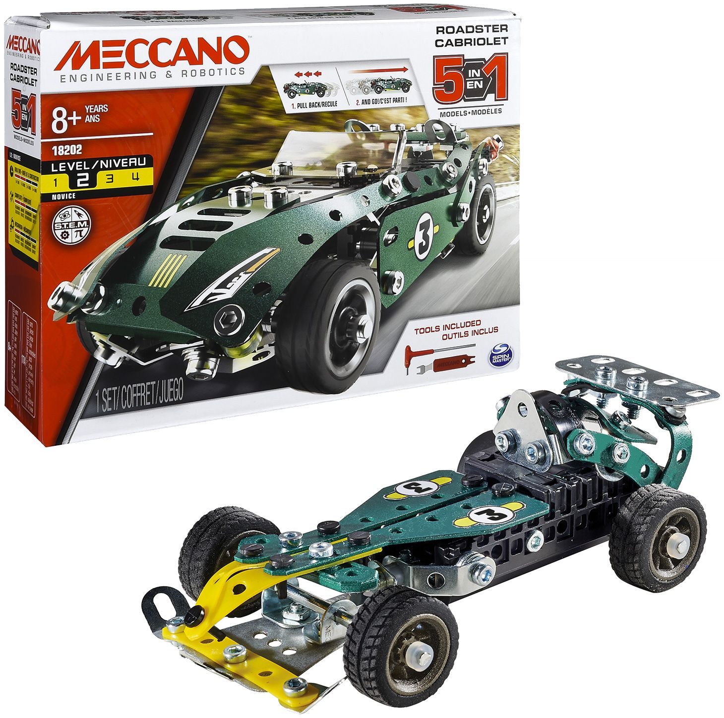 Cariolet Retrofiction - BANDAI - Meccano - APM20102 - 5 Models