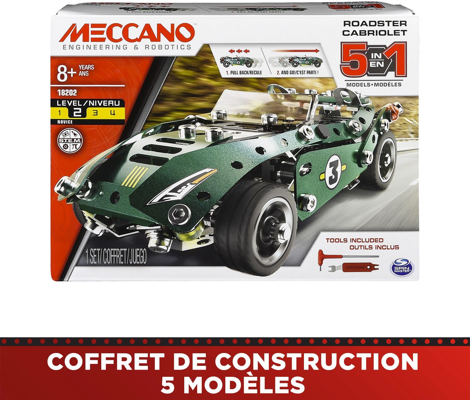 Cariolet Retrofiction - BANDAI - Meccano - APM20102 - 5 Models