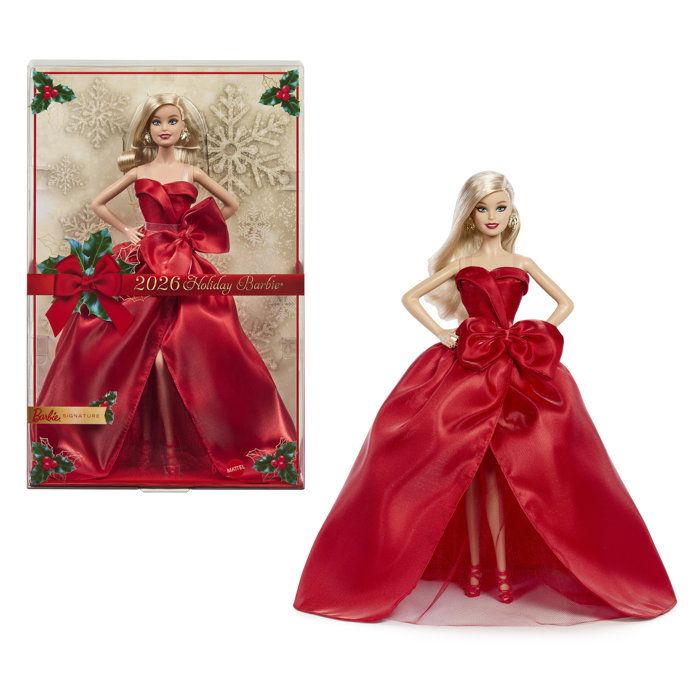 Doll - BARBIE - Happy Holidays Blonde JJX65 - Special Edition - Festive Outfit - Collection