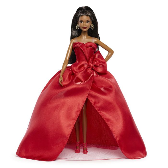 Doll - BARBIE - Happy Holidays Brunette JJX66 - Special Edition - Festive Outfit - Collection