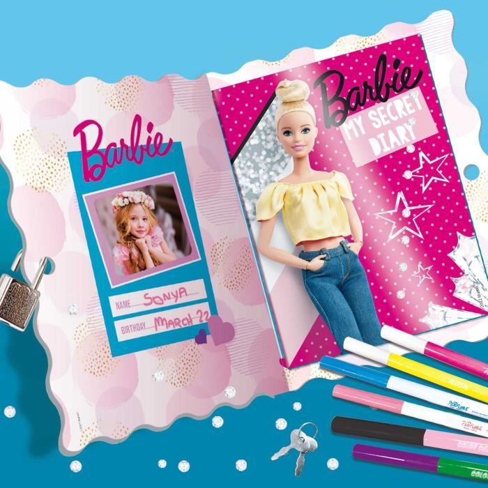 Journal to personalize - Barbie the secret diary - LISCIANI