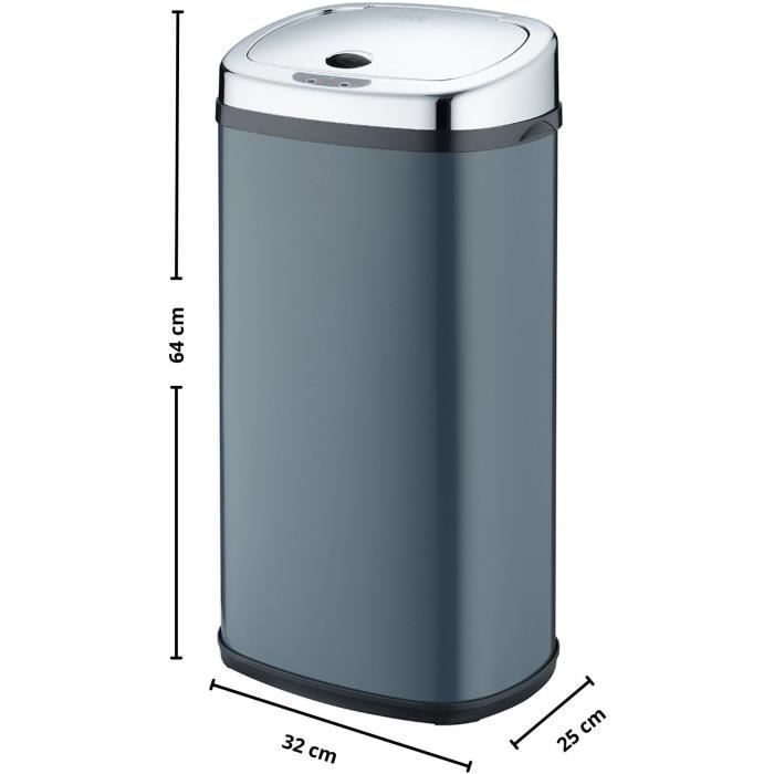 KITCHEN MOVE LARGO Automatic Kitchen Waste Bin - 42 L - 32x25x64 cm - Gray