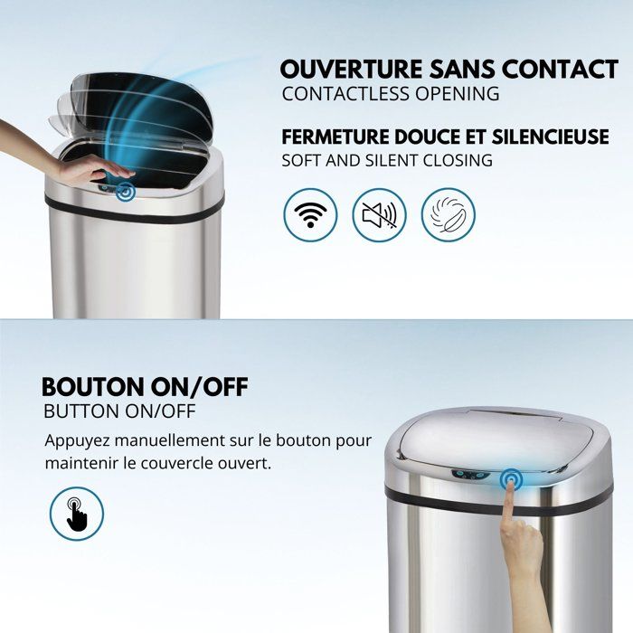 KITCHEN MOVE Majestic Automatic Kitchen Waste Bin - 80 L
