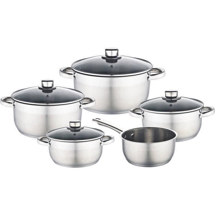 BAUMALU 341979 Battery 9 pieces stainless steel