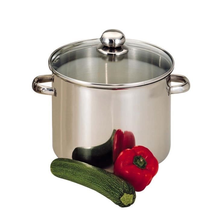 BAUMALU Catering stainless steel + glass lid - 26 cm