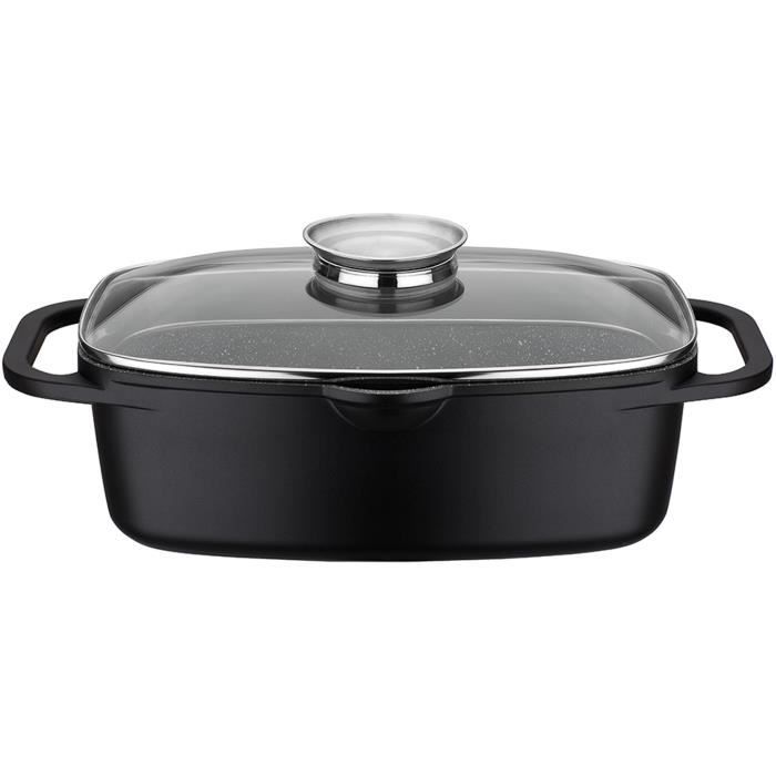 Roasting pan - BAUMALU - 382983 - Rectangular - Ceramic interior - 33 x 21 cm