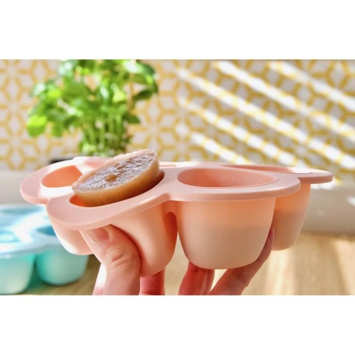 BEABA Multiportions silicone 6x150 ml pink