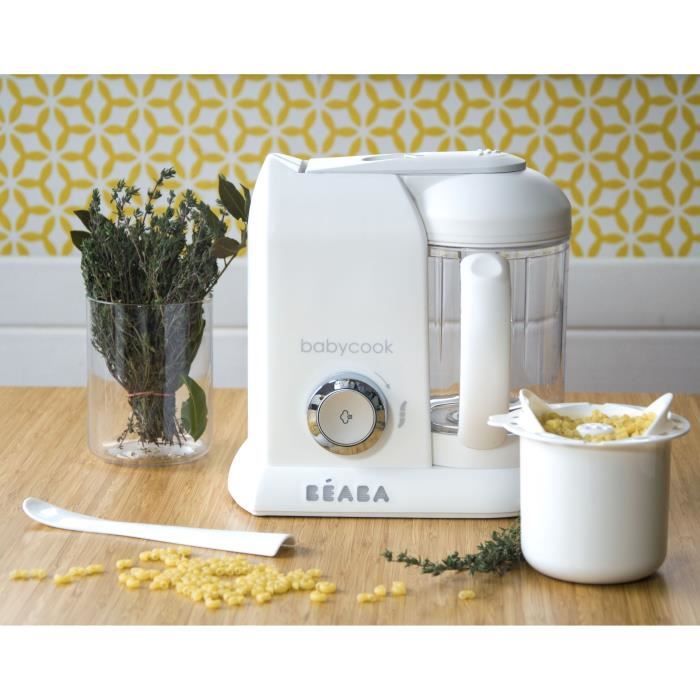 BEABA Babycook Solo Baby Robot White & Silver