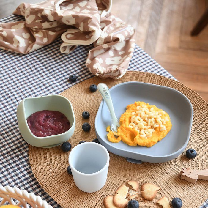 BEABA Silicone meal set 4 pieces - jungle