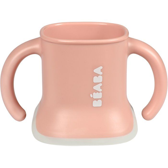 BEABA evoluclip 3 in 1 old pink mug