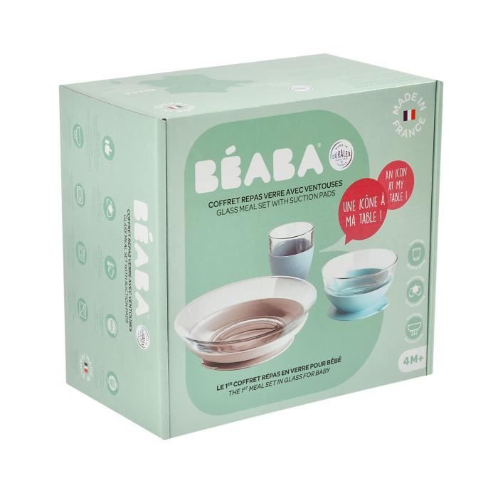 BEABA Jungle glass meal set
