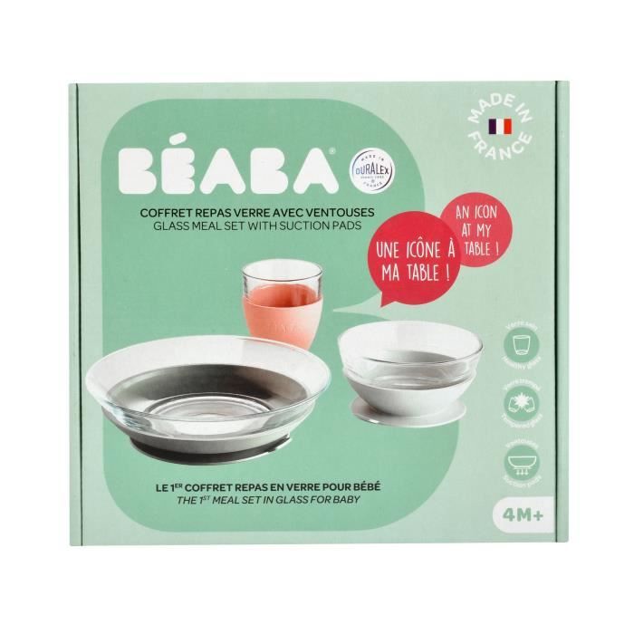 BEABA Eucalyptus glass meal box