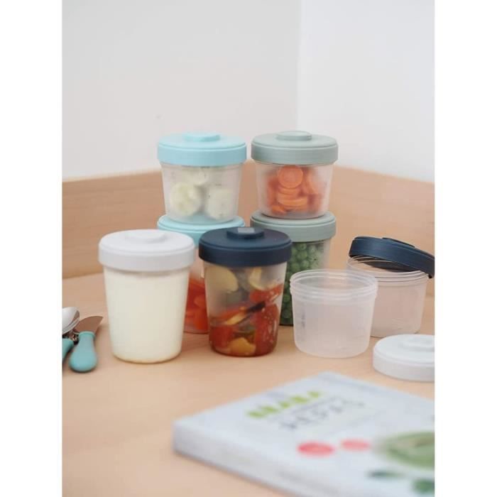 BEABA Set 2nd age 6 portions clip - (6x250ml)