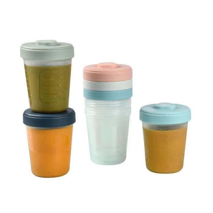 BEABA Set 2nd age 6 portions clip - (6x250ml)