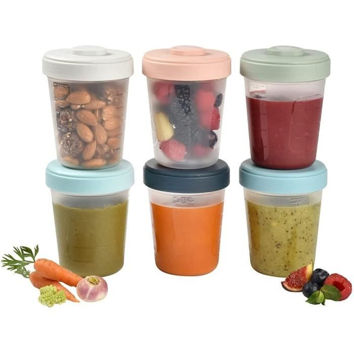 BEABA Set 2nd age 6 portions clip - (6x250ml)