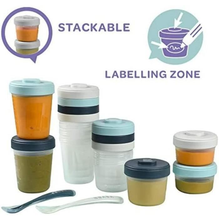 BEABA Pack 1st Storm meal (2x90ml + 4x150ml + 6x250ml + 2 scoops 1st age)
