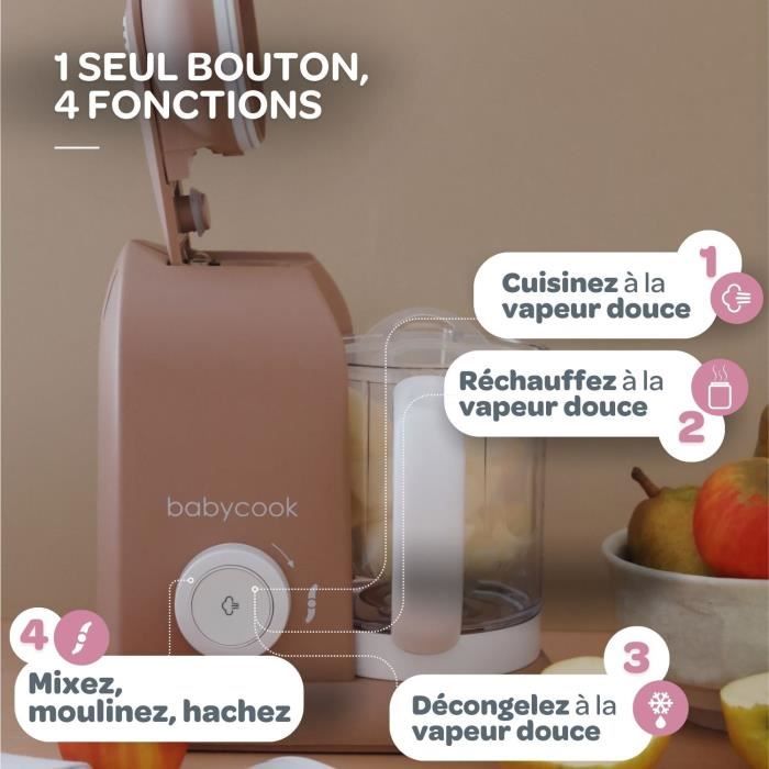 BEABA EXCLUSIVITE, Babycook solo, 4 in 1 baby robot, cooker-mixer, Pralin