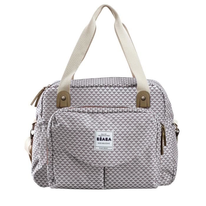 BEABA Sac a langer Geneve II Play Print grey/coral - 23L