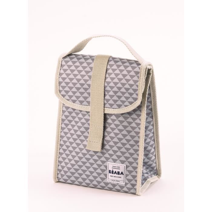BEABA Sac a langer Geneve II Play Print grey/coral - 23L