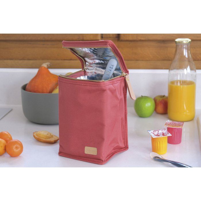 BEABA, Insulated lunch pouch Terracota