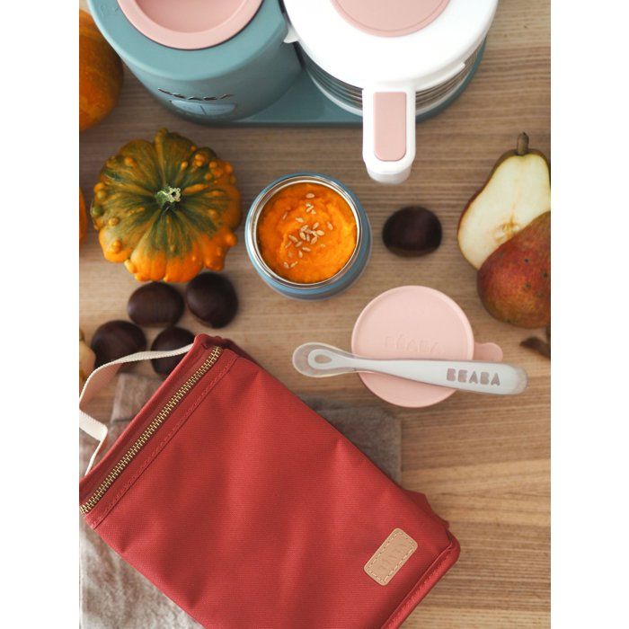 BEABA, Insulated lunch pouch Terracota