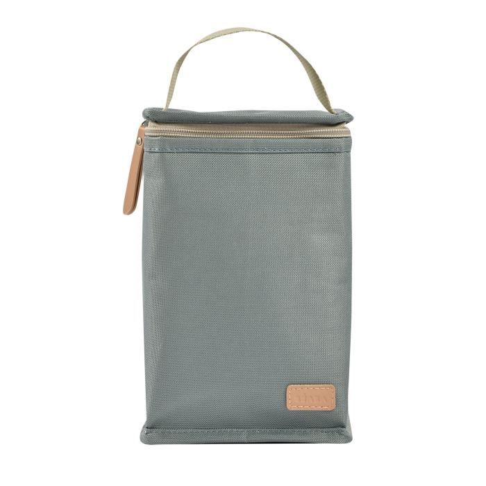 Beaba, baby meal pouch, isothermal, sage green