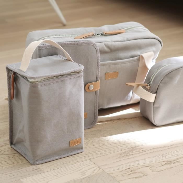 BEABA, Baby meal pouch, insulated, pearl gray