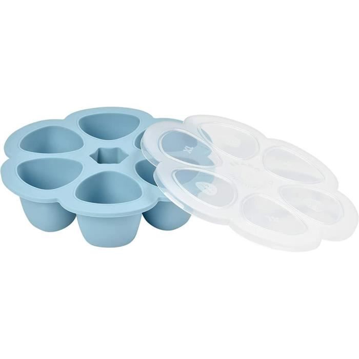 BEABA Multiportions silicone 6x90 ml blue