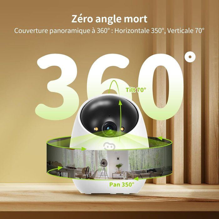 Security Camera - BEANS VIEW - D210 1080p - Indoor - WiFi - Night Vision