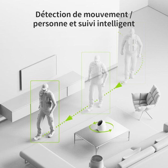 Security Camera - BEANS VIEW - D210 1080p - Indoor - WiFi - Night Vision