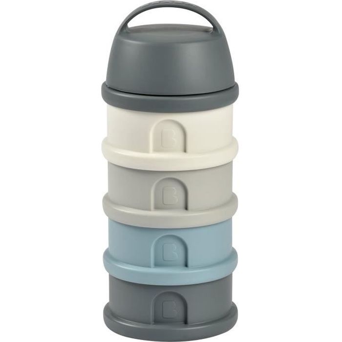 Beaba, dosser box, 4 compartments, mineral Gray / Blue
