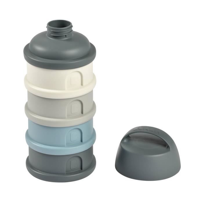 Beaba, dosser box, 4 compartments, mineral Gray / Blue